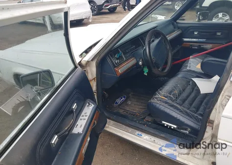 1991 Ford Crown Victoria Lx from USA, damaged, VIN 2FACP74F7MX182650